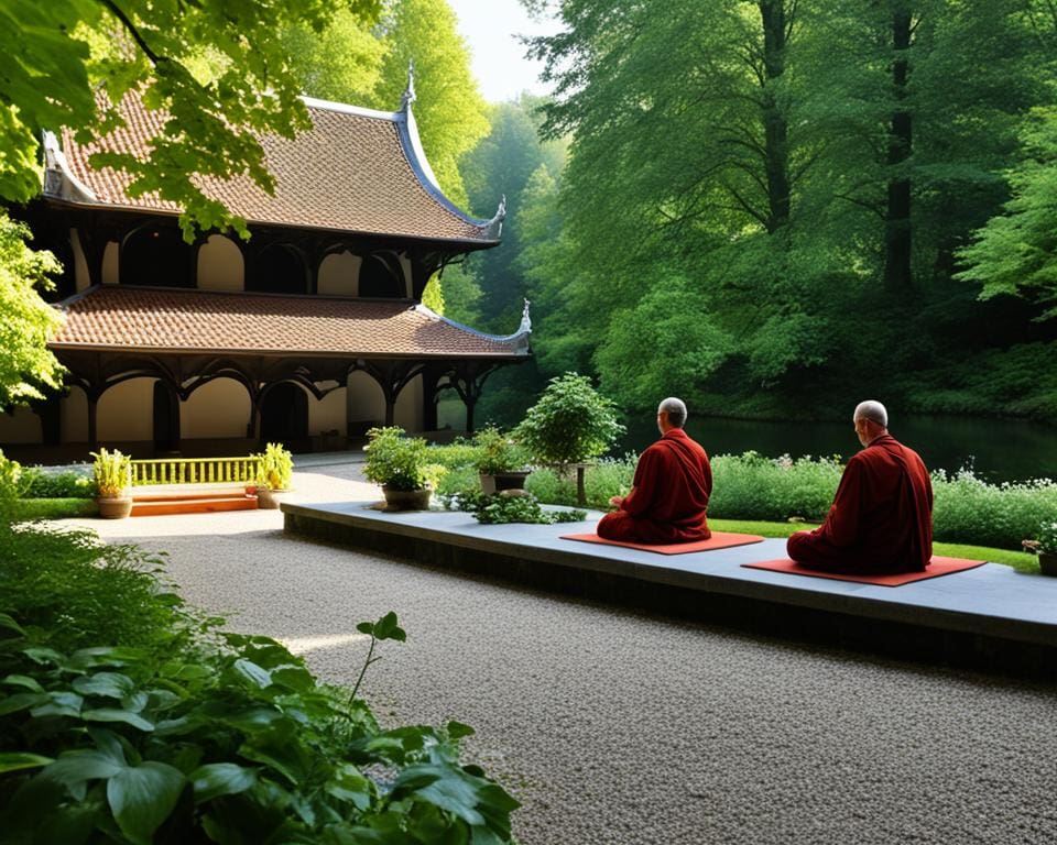 meditatieretraite in een klooster