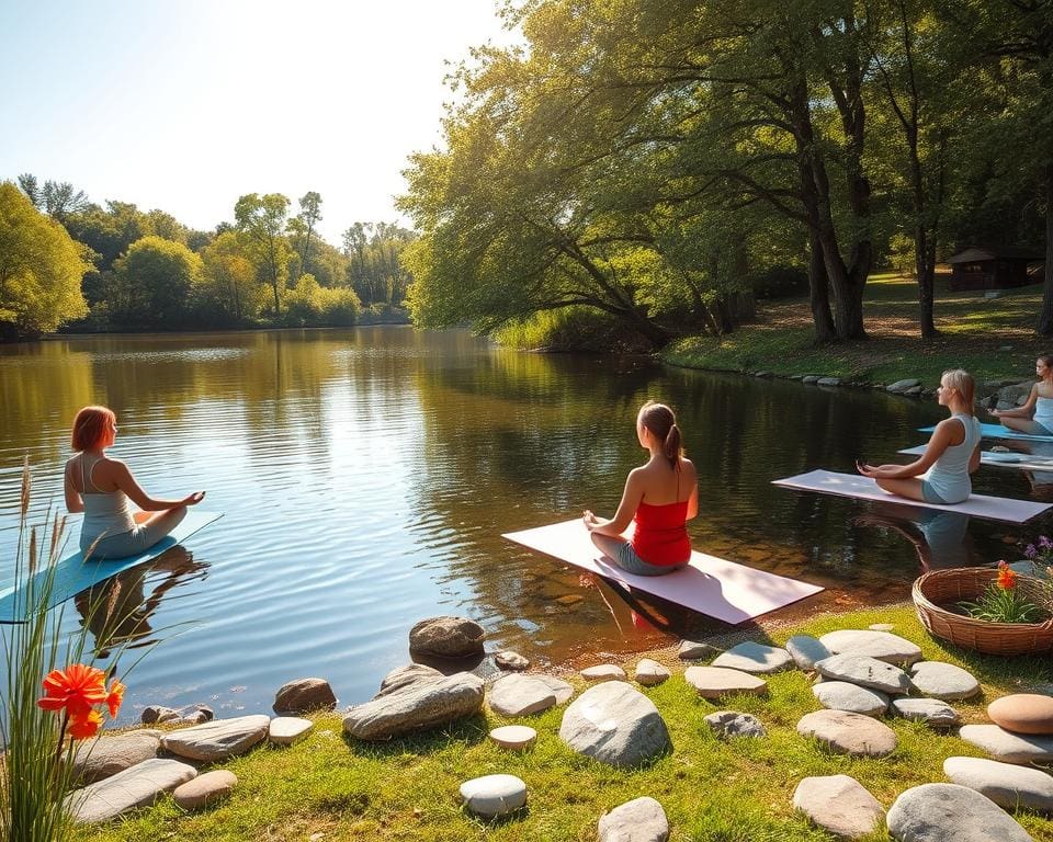 Mindfulness en zelfontplooiing tijdens de retraite ervaring