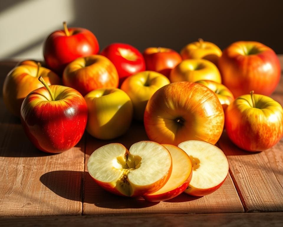 gezonde keuzes met appels