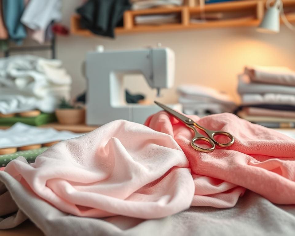hoe viscose mengen met elastaan