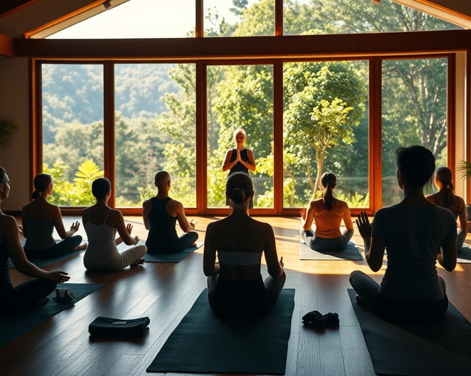 Loslaten en vertragen tijdens een yoga retraite