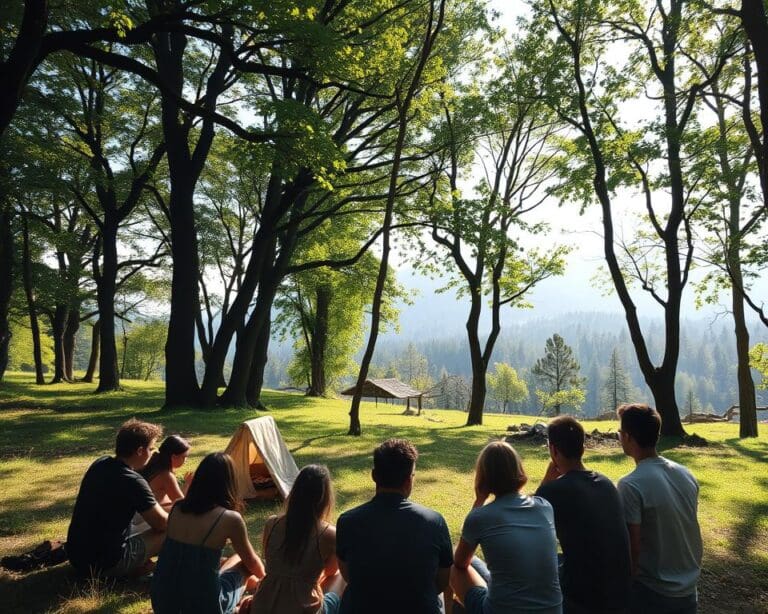 Hoe voelt een retraite met onbekenden?