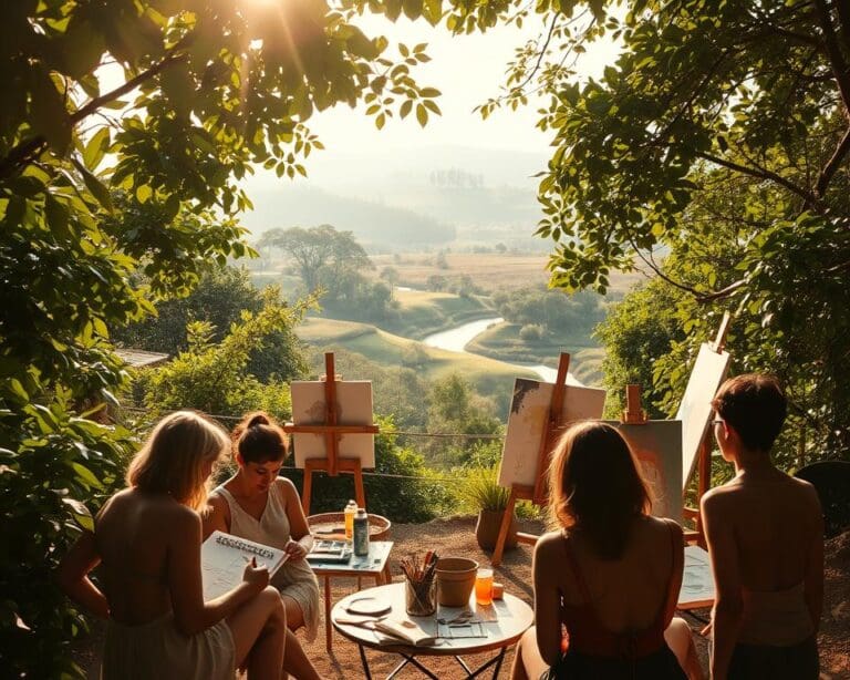 Wat leer je in een kunstretraite?