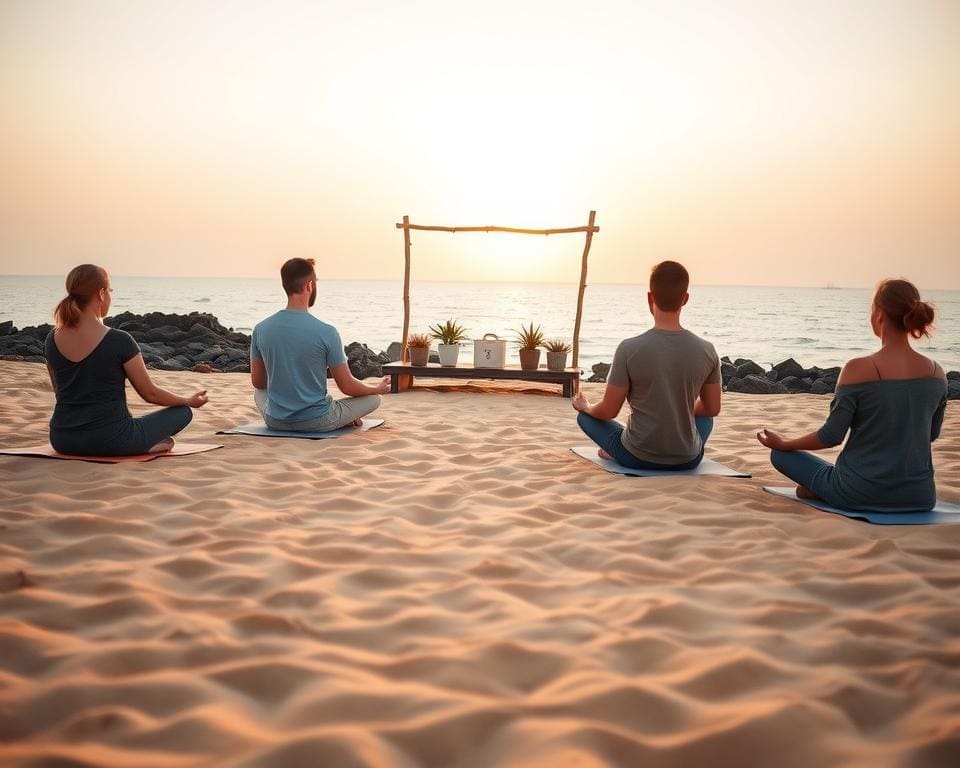 meditatie retraite zee