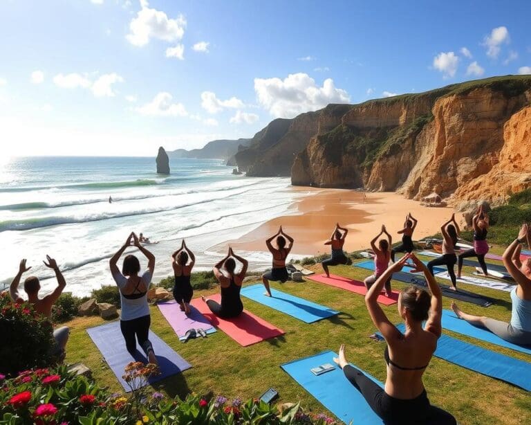 surf yoga retreat Portugal